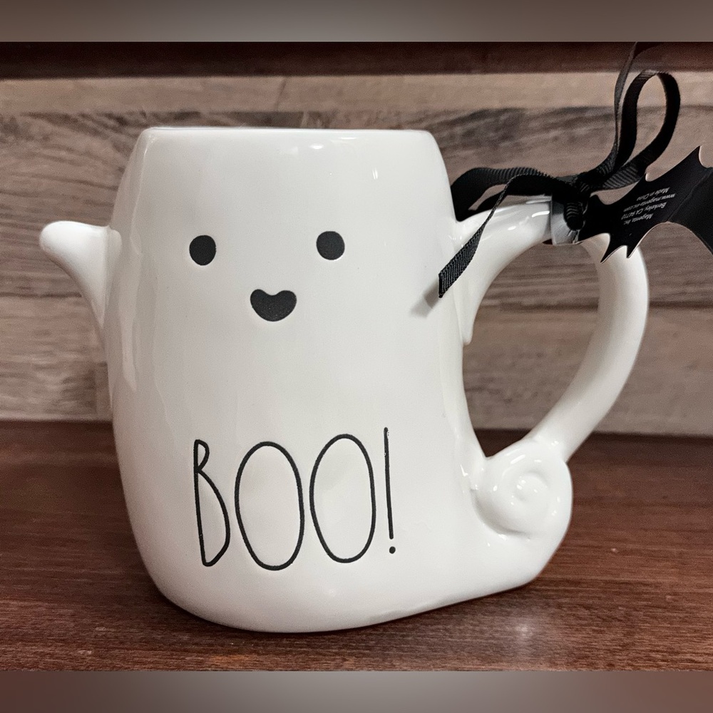 Super Cute BOO! Ghost  Shape Mug 👻  by Rae Dunn Halloween - NEW